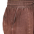 Viscose pants, 'Cool Classic in Rosewood' - Brown Stone-Washed Viscose Pants (image 2d) thumbail