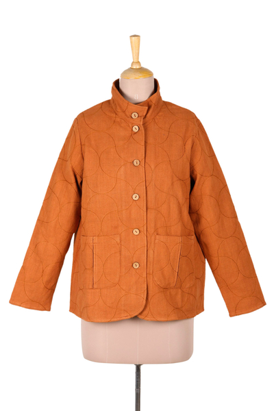 Bestickte Baumwolljacke - Jacke aus bestickter Baumwollflamme