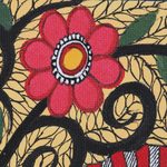 Madhubani painting, 'Peacock Season' - Madhubani Peacock Painting on Handmade Paper