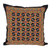 Embroidered cotton cushion cover, 'Palace Maze' - Embroidered Cotton Cushion Cover with Floral Motif