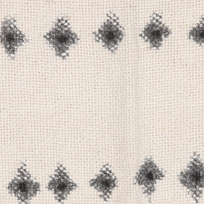 Manta de algodón con efecto tie-dye - Manta flameada de algodón con tratamiento anudado de India