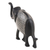 Silver inlay bidri figurine, 'Greetings from Bidar' - Silver Inlay Bidri Elephant Figurine (image 2c) thumbail