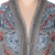 Jacquard knit cardigan, 'Blue Cathedral' - Knit Jacquard Cardigan with Shawl Collar (image 2e) thumbail
