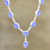 Chalcedony y-necklace, 'Cloud Oracle' - Chalcedony and Sterling Silver Y-Necklace (image 2) thumbail