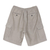 Men's linen-blend cargo shorts, 'Spring Cool in Dove Grey' - Men's Grey Linen-Blend Cargo Shorts (image 2d) thumbail