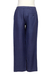 Men's linen-blend pants, 'centre Stage in Navy' - Men's Embroidered Linen-Blend Pants
