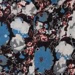 Men's block-printed cotton shirt, 'Dabu Tropics' - Men's Block-Printed Cotton Shirt with Floral Motif