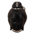 Silver inlay bidri mask, 'Silver Shiva' - Silver Inlay Bidriware Shiva Wall Mask (image 2a) thumbail