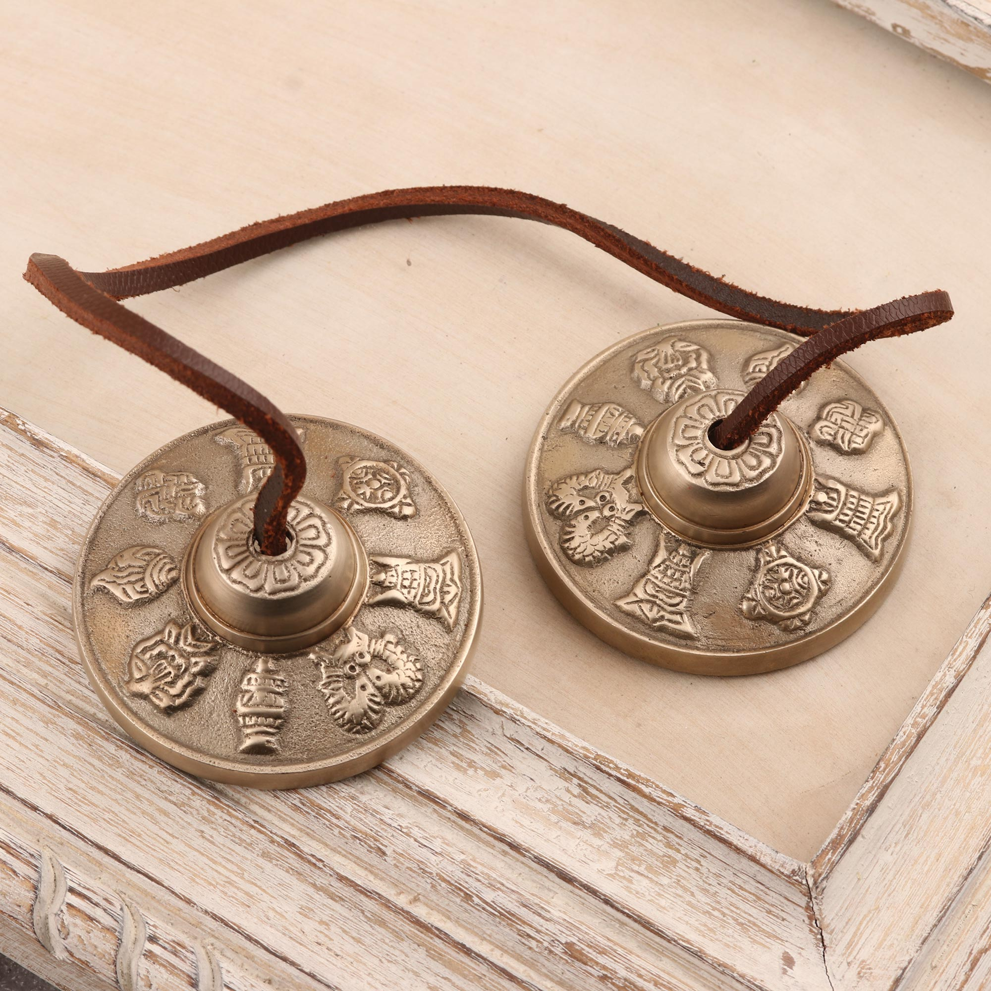 Artisan Crafted Decorative Brass Bell from India - Ring Theory