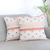 Embroidered cotton cushion covers, 'Palace Romance' (pair) - Cotton Cushion Covers with Architectural Motif (Pair)