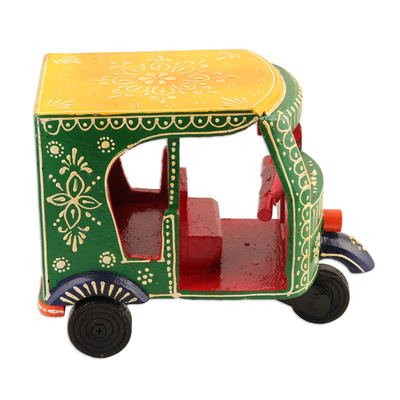 acento de madera para el hogar - Automóvil decorativo de madera de mango de la India