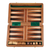 Wood backgammon set, 'Ancient Fun' - Handcrafted Acacia Wood Backgammon Set from India thumbail