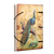 Handmade paper journal, 'Feather Light' - Handmade Paper Journal with Screen-Printed Cover (image 2b) thumbail