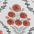 Embroidered cotton cushion covers, 'Tufted Buds' (pair) - Printed Cotton Cushion Covers with Tufted Embroidery (Pair) (image 2c) thumbail