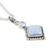 Larimar and blue topaz pendant necklace, 'Frosty Fusion' - Hand Made Larimar and Blue Topaz Pendant Necklace (image 2c) thumbail