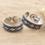 Sterling silver toe rings, 'Sigh of Relief' (pair) - Handmade Sterling Silver Toe Rings (Pair) thumbail