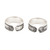 Sterling silver toe rings, 'First Choice' (pair) - Hand Crafted Sterling Silver Toe Rings (Pair) (image 2c) thumbail