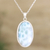 Larimar pendant necklace, 'Cloud Nine' - Larimar and Sterling Silver Pendant Necklace (image 2) thumbail
