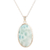 Larimar pendant necklace, 'Cloud Nine' - Larimar and Sterling Silver Pendant Necklace thumbail