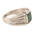 Men's emerald ring, 'Lakeshore' - Men's Emerald and Sterling Silver Cocktail Ring (image 2b) thumbail