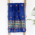 Hand-woven cotton blend shawl, 'Ancient Poetry' - Hand-Woven Chanderi Cotton Blend Shawl