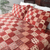 Cotton block-print patchwork bedspread, 'Gujarat Glory in Red' (full/queen) - Block-Print Patchwork Bedspread and Shams (Full/Queen)