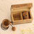 Teak wood game, 'Cup Bearer' - Teak Wood Cup and Ball Game for Two (image 2) thumbail