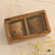 Teak wood game, 'Cup Bearer' - Teak Wood Cup and Ball Game for Two (image 2b) thumbail