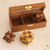 Wood puzzles, 'Triple the Fun' (set of 3) - Acacia Wood Puzzles (Boxed Set of 3) (image 2) thumbail