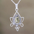Citrine pendant necklace, 'New Paradise' - Handcrafted Citrine and Sterling Silver Pendant Necklace (image 2) thumbail