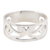 Sterling silver band ring, 'Jali Vines' - Sterling Silver Jali Vine Themed Band Ring from India thumbail