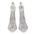 Aluminum incense holders, 'Peaceful Buddha' (pair) - Handcrafted Buddha Themed Incense Holders (Pair)
