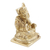 Brass statuette, 'Golden Ganesha' - Hand Crafted Brass Ganesha Statuette