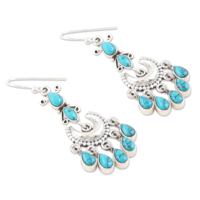 Curated gift set, 'Celestial Wish' - Recon and Composite Turquoise Jewelry Curated Gift Set