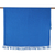 Cotton throw blanket, 'Blue Charm' - Slub Cotton Throw Blanket in Blue (image 2a) thumbail