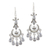 Cubic zirconia dangle earrings, 'Heaven's Light' - Cubic Zirconia and Sterling Silver Dangle Earrings thumbail
