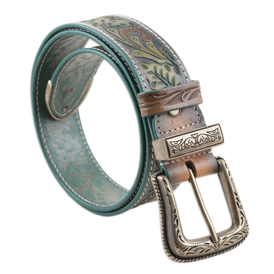 cinturón de cuero de los hombres - Cinturón de cuero artesanal para hombre