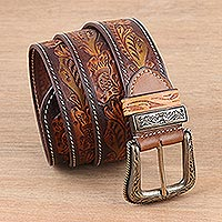 Featured review for Mens leather belt, Sonora