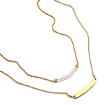 Gold-plated moonstone double necklace, 'Sparkle & Gleam' - Double-Strand Necklace with Rainbow Moonstone