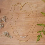 Gold-plated moonstone double necklace, 'Sparkle & Gleam' - Double-Strand Necklace with Rainbow Moonstone