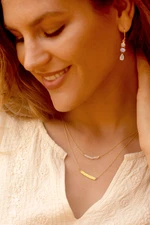 Gold-plated moonstone double necklace, 'Sparkle & Gleam' - Double-Strand Necklace with Rainbow Moonstone