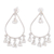 Sterling silver dangle earrings, 'Speak to Me' - Artisan Crafted Sterling Silver Dangle Earrings thumbail