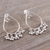 Sterling silver dangle earrings, 'Speak to Me' - Artisan Crafted Sterling Silver Dangle Earrings (image 2b) thumbail