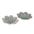 aluminium incense holders, 'Rewari Heritage' (pair) - Mosaic Accent Incense Holders (Pair)