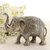 aluminium statuette, 'Sweet Elephant' - Hand Crafted aluminium Elephant Statuette