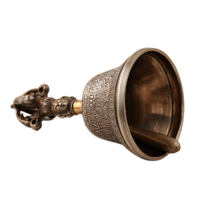 Handmade Decorative Brass Bell from India - Ring True
