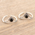 Onyx toe rings, 'Magic Crown' (pair) - Black Onyx and Sterling Silver Toe Rings (Pair) (image 2) thumbail