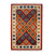 Hand-woven wool area rug, 'Hand of Glory' (4 x 6) - Handcrafted Indian Wool Area Rug (4 x 6)
