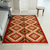Hand-woven wool area rug, 'Learn by Heart' - Hand Crafted Wool Area Rug with Cotton Warp