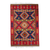Hand-woven wool area rug, 'Open Invitation' (4 x 6) - Flat-Weave Wool and Cotton Area Rug (4 x 6)